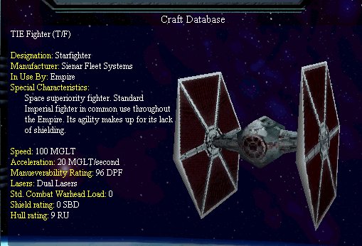 TIE Fighter (T/F)